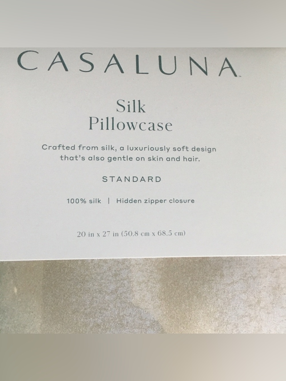 NIB Target Casaluna Silk Pillowcases with eye mask in Green Watercolor - Picture 7 of 13